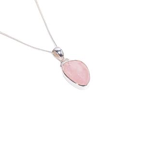 Colgante de morganita natural Plata de Ley 925 Piedra preciosa natural Joyería de alta calidad Colgantes de regalo al por mayor personalizados - Product Image 1