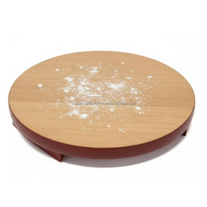 Chakla classique en marbre blanc |   Planche à rouler lisse pour roti, paratha et puri |   Ustensile de cuisine antiadhésif fait à la main - Product Image 3