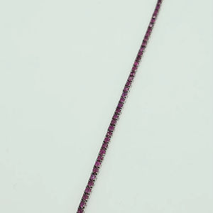 Bracelet tennis fantaisie en diamant noir, argent sterling, cadeau de luxe pour les occasions festives au meilleur prix - Product Image 1