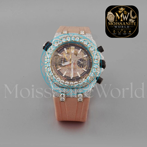 Montre-bracelet unisexe de luxe en acier inoxydable, édition limitée, avec bracelet de 20 mm, cadran analogique, ornée de diamants Moissanite et de quartz, style Hip Hop antique carré - Product Image 4