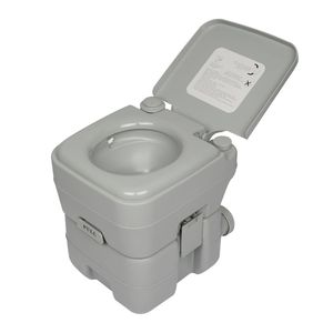 WC Portatile da 20L in HDPE con Pannello Sandwich, Moderno ed Ecologico, con Doppia Uscita per Uso Esterno - Product Image 6