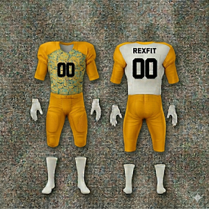 Conjunto de Uniforme de Fútbol Americano Personalizado Rexfit Sports, Jersey Sublimado Transpirable con Pantalones Acolchados con Estilo para Jóvenes - Product Image 5