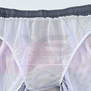 กางเกงชายหาดขายส่งสำหรับผู้ชาย ผ้าโพลีเอสเตอร์/ผ้าฝ้ายแคนวาส ระบายอากาศได้ดี กันยับ เอวยางยืดปานกลาง สไตล์ลำลอง ปรับแต่งได้ - Product Image 4