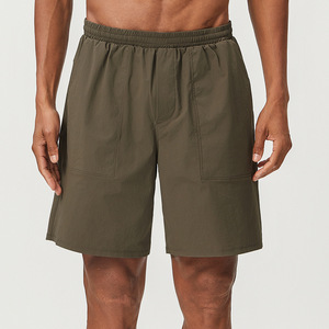 Pantalones Cortos Deportivos para Hombre, Ligeros, Transpirables, para Entrenamiento y Senderismo, Tallas Grandes, Cintura Media, Color Liso, con Ventilación y Absorción de Humedad - Product Image 4