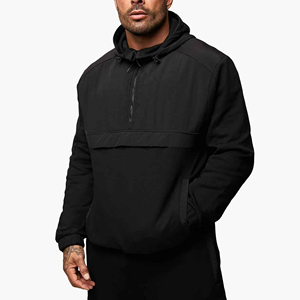 Brand New Design 2025 Hot Sale Polyester Men <b>Covered</b> <b>Button</b> Patchwork Printed Embroidered Logo Fleece Lined Windproof Varsity - Product Image 1