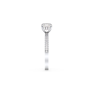 Bague de fiançailles REYES, très vendue, en moissanite 1,64 carat, en argent sterling 925 plaqué or blanc 14 carats, pour femme, bijoux fins. - Product Image 5