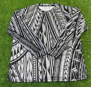<b>Men's</b> <b>Long</b> <b>Sleeve</b> Crewneck <b>Shirt</b> Black <b>White</b> Animal Print Sporty Sublimation Transfer Print 100% Polyester High Visibility - Product Image 5