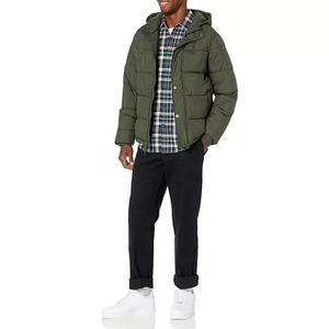Veste matelassée à capuche pour homme de haute qualité, manteau d'hiver chaud, réversible, coupe-vent, couleurs/tailles personnalisables, vente en gros, mode - Product Image 5
