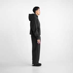 Sudaderas con capucha antiarrugas, personalizadas, transpirables, de algodón grueso blanco de 500 g/m², con estampado puff, para mujer, transpirables. - Product Image 3