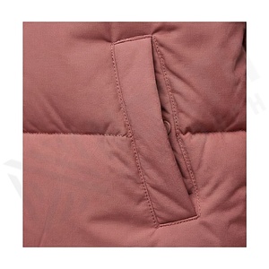 Veste matelassée à capuche pour femme, coupe-vent d'hiver, manches longues, couleur unie, fermeture éclair, rembourrage épais en polyester, longueur courte - Product Image 5