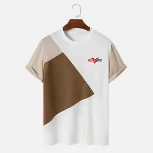 T-shirt élégant en coton pour homme, confortable et décontracté, idéal pour le quotidien, en tissu doux et respirant pour l'été - Product Image 1