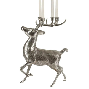 Premium Iron Reindeer <b>Table</b> Centerpiece For Festive <b>Dining</b> <b>Table</b> Decoration Stylish Christmas Home Interior Display <b>Ornament</b> - Product Image 1