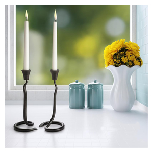 Porte-bougies décoratifs <span class=keywords><strong>en</strong></span> <span class=keywords><strong>fer</strong></span> <span class=keywords><strong>forgé</strong></span>, bougeoirs <span class=keywords><strong>en</strong></span> <span class=keywords><strong>fer</strong></span>, chandeliers - Product Image 3