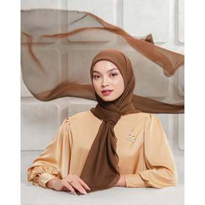 HL ปารีส แอพริคอท แฟชั่น ไดมอนด์ โลโก้ สแควร์ ผ้าพันคอไหม-อเนกประสงค์ - Product Image 5