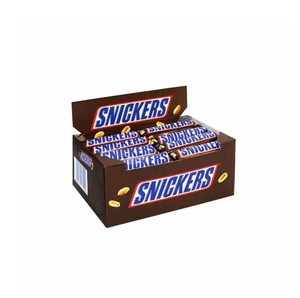 Barra de Chocolate Snickerss de 30g con Sabor a Fresa, Barra de Proteína de Chocolate con Sándwich de Cacahuetes, Barra Energética - Product Image 1