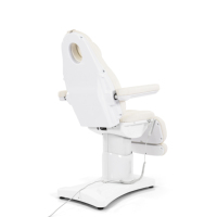 Fauteuil de salon de beauté multifonctionnel électrique réglable à 3 moteurs, lit de massage inclinable avec accoudoirs, table de massage haute densité