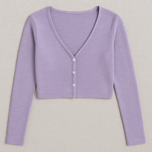 Crop Top <b>for</b> <b>Women</b> Casual Cotton Summer V-neck Batwing Sleeve Quick Dry OEM ODM Customized Label Daily Wear - Product Image 6