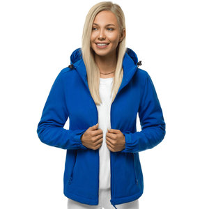 Veste softshell à capuche pour femme haute performance, manches longues, fermeture éclair, coupe-vent, respirante - Product Image 2