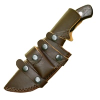 Cuchillo de Supervivencia Personalizado DIY con Hoja de Acero de Damasco, para Campismo y Camioneros, Soporte OEM, Herramienta Multifuncional para Exteriores