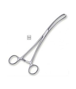DIVIED INTERNATIONAL Teale Uterine Tenaculum Forceps <b>Model</b> M1114S Stainless Steel Manual Surgical Instruments Class II CE - Product Image 1