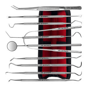 Juego de Herramientas Profesionales de Acero Inoxidable para Eliminar la Placa, Kit de Raspadores de Cálculos Dentales para una Higiene Bucal Avanzada - Product Image 4