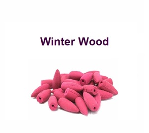 Conos de incienso de reflujo de bala de maderas naturales de invierno Suministro al por mayor a precio líder (rosa) - Product Image 1