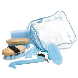 Premium Rubber Equine Horse Curry Comb Grooming Brush Coat Shedding <b>Massage</b> Pet Care Tool Washable Equine Curry Comb - Product Image 1