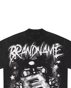 T-shirt personnalisé avec impression sérigraphique, 100% coton, tee-shirt graphique unisexe, vêtements décontractés, OEM ODM, marque privée, fabricant en gros - Product Image 5