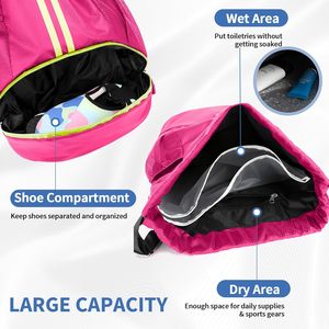 Sac de sport en toile portable avec grande poche, sac de voyage de grande capacité - Product Image 3