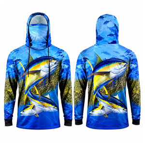 High Quality Wholesale Fishing Shirts Sublimation Polyester Shirt Soft Fabric Summer Leisure Tops Fishing Shirt - Product Image 1