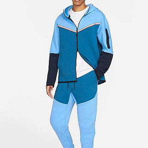 Sweat-shirt à capuche pour homme, coupe classique, style décontracté, bleu marine, polyester et coton, tissu French Terry, vêtement d'hiver, séchage rapide - Product Image 6