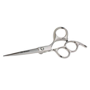 Tijeras profesionales de corte de pelo de peluquero de acero inoxidable de 6 pulgadas, borde de afeitar, tornillo de tensión de ajuste fino Manual alto - Product Image 2