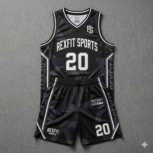ชุดบาสเก็ตบอล Rexfit Sports Wholesale แบบเปล่าสำหรับผู้ชายและเด็ก แบบกลับด้านได้ พร้อมโลโก้ Rexfit ชุดเสื้อเจอร์ซีย์บาสเก็ตบอลแบบสั่งทำ - Product Image 3