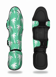 Protège-tibias Muay Thai sur mesure OEM/ODM, protections de jambe pour entraînement MMA, protège-pieds de boxe - Product Image 4