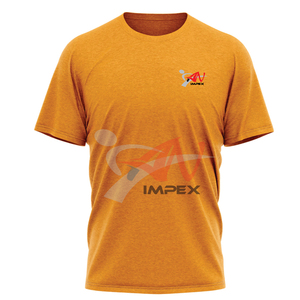 เสื้อยืดออกกำลังกายผู้ชายคุณภาพสูงแบบสั่งทำพิเศษ แห้งเร็ว ระบายอากาศได้ดี ทรงเข้ารูป คอกลม แขนสั้น สีพื้น - Product Image 2