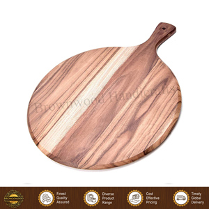 Customization Possible Sustainable Acacia Wood Wooden Cutting & Chopping Boards with Handle for Home and Restaurant Usage - Product Image 3
