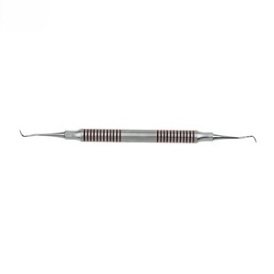 เครื่องมือขูดหินปูนฟันหลัง Metal Med Corporation รุ่น MM-0526-396 แบบใช้มือจับลายกันลื่น ผลิตจากสแตนเลส ได้รับการรับรองมาตรฐาน CE ปลายคม - Product Image 2