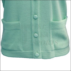 Tiki Taka Sports Cardigan unisexe décontracté à manches longues en tricot surdimensionné à col en V avec dentelle, design patchwork personnalisé pour l'automne et l'hiver - Product Image 4