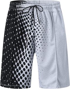Ensemble polo et short pour homme, motif à pois noir et blanc, tricoté, manches courtes, respirant, décontracté, pour l'été - Product Image 3