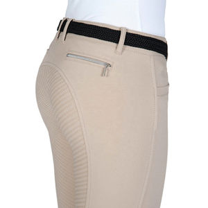 Pantalones de Montar a Caballo para Hombre, Diseño de Primera Calidad, Color Gris Oscuro, Transpirables, Corte Ajustado, Cierre de Gancho y Bucle, Bolsillos Laterales y Traseros, Logotipo Personalizado, Equitación - Product Image 2