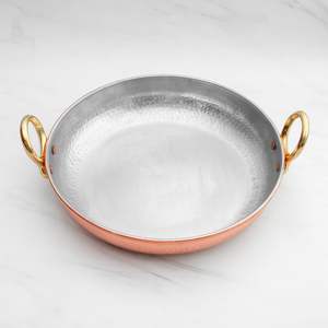 Sartén Única para el Hogar, Hotel, Restaurante, Utensilios de Cocina, Sartén Decorativa para el Hogar, Color Cobre Puro, Sartén Única para Cocinar - Product Image 3