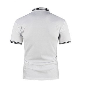 Trending Men's for Shirt 100% Cotton Solid Knitted Breathable Summer Short Sleeve - Product Image 3