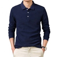 T-shirt en coton tricoté à manches longues brodé extensible et oversize pour homme, style streetwear, avec logo personnalisé, vente en gros OEM ODM