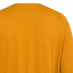 เสื้อปั่นจักรยานแขนยาวสีเหลืองมัสตาร์ดสำหรับผู้ชายผู้หญิงระบายอากาศได้น้ำหนักเบาเสื้อกีฬาสำหรับแข่งจักรยานเสือหมอบและเสือภูเขา - Product Image 3