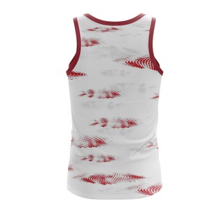 Camiseta sin mangas de sublimación con textura suave, tejido ligero de secado rápido, ajuste cómodo, ideal para uso en uniformes de equipo. - Product Image 6