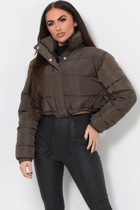 Chaqueta Acolchada para Mujer al por Mayor, Personalizada, Informal, para Exteriores, Resistente al Viento, con Cierre de Cremallera y Bolsillos Laterales, Abrigo Premium para Invierno - Product Image 1