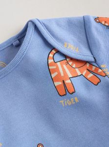 Annamar Clothing Organic Cotton Baby <b>Tank</b> Onesie Full Sleeve Infant Bodysuit Breathable Newborn Full-Season Button Closure - Product Image 4