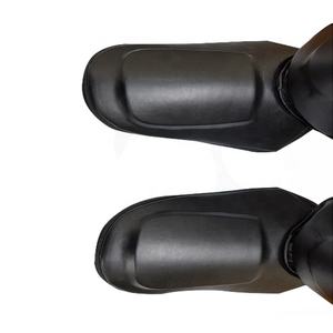 Logo personnalisé Baseball Softball Professionnel Protège-tibia Protège-pieds Protection des jambes longues Protège-tibias en cuir Équipement de sport - Product Image 2