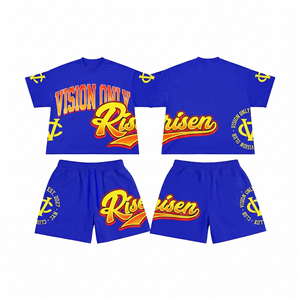 180 GSM Breathable Polyester Mesh Camouflage T Shirt Shorts <b>Set</b> Custom Sublimation Logo Men's T shirt Short <b>Set</b> - Product Image 3