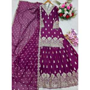 Ropa de fiesta de diseñador talla XL Top Lehenga con conjunto Dupatta - Product Image 1